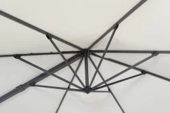 OUTFLEXX Ultimate L Ampelschirm, Anthrazit/creme, Alu/Spuncrylic®, 400x400cm, Inkl. Befüllbarem Schirmständer -Gartenmöbel Geschäft 3 20364.jpg