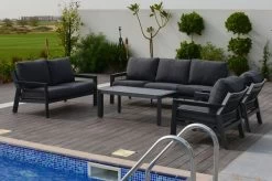 OUTFLEXX 2-Sitzer Sofa, Anthrazit, Olefin/Alu 8 OUTFLEXX 2-Sitzer Sofa, Anthrazit, Olefin/Alu -Gartenmöbel Geschäft 3 20852.jpg