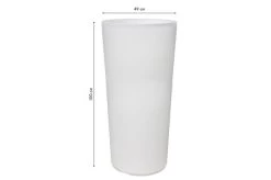 8-SEASONS Shining Classic Pot XL Pflanzgefäß, Weiß, Polyethylen, 49x100cm, Indoor & Outdoor -Gartenmöbel Geschäft 3 20891 2.jpg