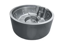 Outtech Steel Art Aqua Whirlpool, Silber/grau, 180x180x73 Cm,5 Pers., LCD Balboa Anzeige, Rund -Gartenmöbel Geschäft 3 21292.jpg