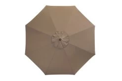 DOPPLER Alu Wood Mittelstockschirm, Greige, Alu/Polyester, 350cm, Mit Kurbel, Holzoptik -Gartenmöbel Geschäft 3 22340.jpg