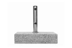 DOPPLER Granitsockel, Grau, Edelstahl/Granit, 25kg, Für Schirmstöcke Von 25-48 Mm -Gartenmöbel Geschäft 3 22342.jpg