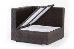 OUTFLEXX Eckelement, Braun, Polyrattan, Inkl. Polster Und Kissen, Wasserfeste Kissenbox -Gartenmöbel Geschäft 3 2393 6 BOX.jpg