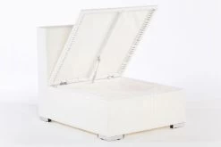 OUTFLEXX Mittelelement, Weiß, Polyrattan, Inkl. Polster, Wasserfeste Kissenbox -Gartenmöbel Geschäft 3 2511 5 BOX.jpg