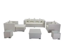 OUTFLEXX Loungemöbel-Set, Weiß, Polyrattan, Für 6 Personen, Inkl. Loungetisch, Wasserfeste Kissenbox -Gartenmöbel Geschäft 3 7174 BOX D.jpg