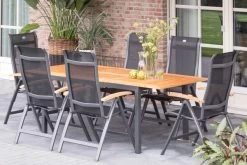 HARTMAN Alice Multipositionssessel, Xerix/schwarz, Alu/4x4 Textilen, Mit FSC Teak-Armlehnen -Gartenmöbel Geschäft 4 11086.jpg