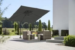 Schneider® SCHNEIDER Rhodos Junior Ampelschirm, Anthrazit, Quadratisch, 270 X 270 Cm -Gartenmöbel Geschäft 4 12049 5.jpg