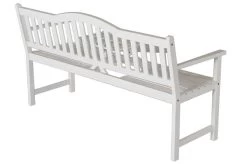 VILLANA Gartenbank, Weiß, Akazienholz, 152 X 59 X 86 Cm, 2-3 Personen, Klapptisch-Funktion 19 VILLANA Gartenbank, Weiß, Akazienholz, 152 X 59 X 86 Cm, 2-3 Personen, Klapptisch-Funktion -Gartenmöbel Geschäft 4 13851.jpg