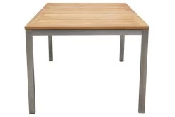 OUTFLEXX Set, Taupe, Edelstahl/Teak, Tisch 180/240 X 100 Cm, 6 Stapelstühle Gepolstert -Gartenmöbel Geschäft 4 14139.jpg