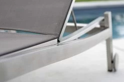 STERN Allround Rollenliege, Silber/taupe, Edelstahl/Textil, 200x71x38 Cm, Verstellbare Rückenlehne 15 STERN Allround Rollenliege, Silber/taupe, Edelstahl/Textil, 200x71x38 Cm, Verstellbare Rückenlehne -Gartenmöbel Geschäft 4 15897 1.jpg