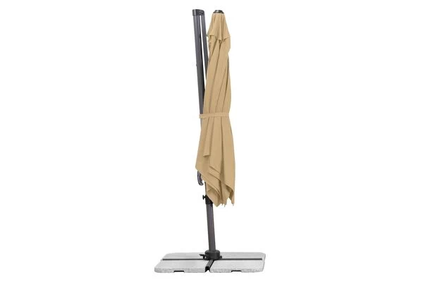 Schneider® SCHNEIDER Rhodos Eco Twist Ampelschirm, Natur, Quadratisch, 270 X 270 Cm 6 Schneider® SCHNEIDER Rhodos Eco Twist Ampelschirm, Natur, Quadratisch, 270 X 270 Cm – Bild 4