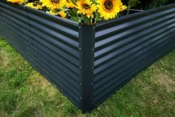 OUTFLEXX Eck-Hochbeet, Anthrazit, Zincalume, 270x270x90x84cm -Gartenmöbel Geschäft 4 18174.jpg