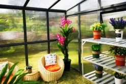 OUTFLEXX Gewächshaus, Anthrazit, Alu/Polycarbonat, 271x271x241/180cm, 4 Fenster, 10 Mm Wandstärke -Gartenmöbel Geschäft 4 18177.jpg