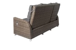 OUTFLEXX Dining 3-Sitzer Sofa, Grau, Polyrattan, 210 X 83 X 110 Cm, Mehrfach Verstellbar -Gartenmöbel Geschäft 4 18913.jpg