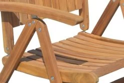 OUTFLEXX Esstischgarnitur, Natur, FSC-Akazienholz, Tisch 160 X 90 Cm, 4 Klappsessel -Gartenmöbel Geschäft 4 19658.jpg