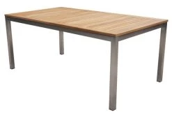 STERN Cardiff Esstischgruppe, Silber/silbergrau, Edelstahl/FSC-Teak, Tisch 180/240 X 100 Cm, 6 Stapelsessel -Gartenmöbel Geschäft 4 19736.jpg