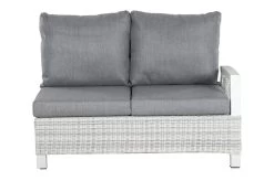 SIENA GARDEN Corido 2-Sitzer Sofa, Ice Grey, Alu / Gardino®-Geflecht, 136x83x88 Cm, Armlehne Links -Gartenmöbel Geschäft 4 20191.jpg