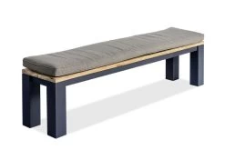 OUTFLEXX Oxford Bank, Dark Grey/natur, Alu/recycled FSC®-Teak, 190x40x45cm, Rustikal Gebürstet -Gartenmöbel Geschäft 4 20338.jpg