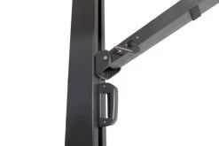 OUTFLEXX Ultimate L Ampelschirm, Anthrazit/creme, Alu/Spuncrylic®, 400x400cm, Inkl. Befüllbarem Schirmständer -Gartenmöbel Geschäft 4 20364.jpg