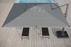 OUTFLEXX Ultimate XL Ampelschirm, Anthrazit/grau, Alu/Spuncrylic®, 450x450cm, Inkl. Befüllbarem Schirmständer -Gartenmöbel Geschäft 4 20367.jpg