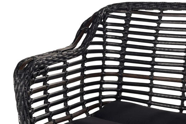 HARTMAN Cecilia Diningsessel, Schwarz, Alu / Polyrattan, 62 X 62 X 84 Cm 6 HARTMAN Cecilia Diningsessel, Schwarz, Alu / Polyrattan, 62 X 62 X 84 Cm – Bild 4