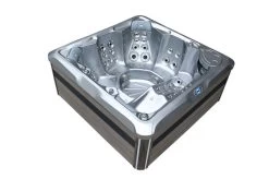 Outtech Steel Art Taurus Whirlpool, Grau/schwarz, 214x214x93 Cm / 1000L, 6 Pers., LED Corner Light, LCD Balboa Anzeige, WIFI READY -Gartenmöbel Geschäft 4 21289.jpg