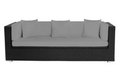 OUTFLEXX Dreisitzer-Sofa, Schwarz, Polyrattan, 210x85x70cm, Inkl. Polster + Wasserfeste Kissenbox -Gartenmöbel Geschäft 4 2392 1 BOX.jpg