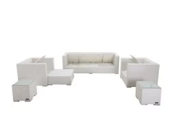 OUTFLEXX Loungemöbel-Set, Weiß, Polyrattan, Für 6 Personen, Wasserfeste Kissenbox -Gartenmöbel Geschäft 4 7174 BOX A.jpg