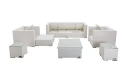 OUTFLEXX Loungemöbel-Set, Weiß, Polyrattan, Für 6 Personen, Inkl. Loungetisch, Wasserfeste Kissenbox -Gartenmöbel Geschäft 4 7174 BOX D.jpg