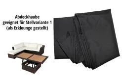 OUTFLEXX Loungemöbel, Polyrattan, Braun Marmoriert, Inkl. Loungetisch, Abdeckhaube, Ersatzbezug, Wasserfeste Kissenbox -Gartenmöbel Geschäft 4 7759 BOX X 4.jpg