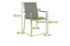 STERN Cardiff Stapelsessel, Silbergrau, Edelstahl/Textil/Aluminiumarmlehnen, 61x57x92 Cm, Stapelbar -Gartenmöbel Geschäft 5 11604 2.jpg