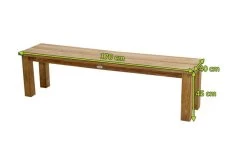 Dreisitzer Laredo Aus Gebürstetem Teakholz Von Ploß, 170x40 Cm -Gartenmöbel Geschäft 5 12789.jpg