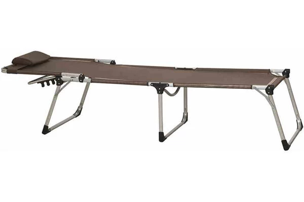 SIENA GARDEN Sole XXL Klappliege Alu / Ranotex®-Gewebe, Silber/taupe, 226x70x105 Cm, Klapp- Und Verstellbar 8 SIENA GARDEN Sole XXL Klappliege Alu / Ranotex®-Gewebe, Silber/taupe, 226x70x105 Cm, Klapp- Und Verstellbar – Bild 6