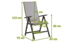 STERN New Top Klappsessel, Anthrazit/silber, Aluminium/Textil, 75x60x113 Cm, Rückenlehne Verstellbar, Klappbar -Gartenmöbel Geschäft 5 15871.jpg