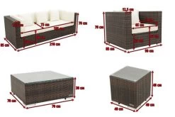 OUTFLEXX Loungemöbel-Set, Braun Marmoriert, Polyrattan, 6 Pers, Wasserfeste Kissenbox -Gartenmöbel Geschäft 5 16063 BOX A.jpg