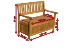 Ploß Aufbewahrungsbank, FSC-Akazie, 107 X 59 X 90 Cm, Inkl. Zinkbeschlägen -Gartenmöbel Geschäft 5 16526.jpg