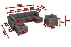OUTFLEXX Loungemöbel-Set, Grau, Polyrattan, 8Personen, Mit Sessel, Verstellbare Sitzflächen, Wasserfeste Kissenbox -Gartenmöbel Geschäft 5 18365 BOX.jpg