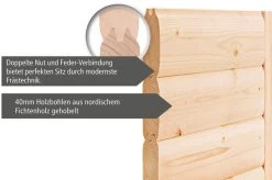 KARIBU Massivholzsauna Sinai 3, Fichtenholz 40mm, Eckeinstieg, Ca. 2m² 16 KARIBU Massivholzsauna Sinai 3, Fichtenholz 40mm, Eckeinstieg, Ca. 2m² -Gartenmöbel Geschäft 5 18443 4.jpg
