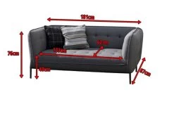 OUTFLEXX Cozy 2-Sitzer Sofa, Flanelle, Alu/Sunbrella, 181 X 87 X 76 Cm -Gartenmöbel Geschäft 5 18532.jpg
