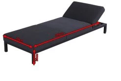 HARTMAN Adam Gartenliege, Sooty, Alu/Sunbrella, 4x4 Textilen, 195x70x30cm, Rückenlehne Verstellbar, Inkl. Kopfkissen -Gartenmöbel Geschäft 5 18733.jpg