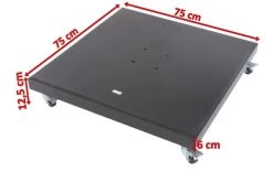 OUTFLEXX Schirmständer, Granit, 75x75x12,5cm, 90kg, Mit Lenkrollen -Gartenmöbel Geschäft 5 18882.jpg