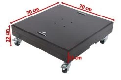 OUTFLEXX Schirmständer, Granit, 70x70x22cm, 150kg, Mit Lenkrollen Und Standfüßen -Gartenmöbel Geschäft 5 18884.jpg