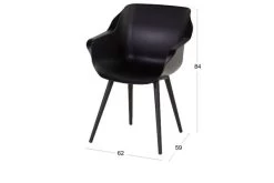 HARTMAN Sophie Studio Armlehnensessel, Carbon Black, Alu / Kunststoff, 59 X 62 X 84 Cm -Gartenmöbel Geschäft 5 19029.jpg