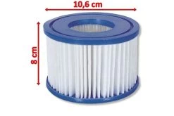 BESTWAY Lay-Z-Spa 2er Set Filterkartuschen Größe VI Für Whirlpools, Weiß, Vlies -Gartenmöbel Geschäft 5 19191.jpg