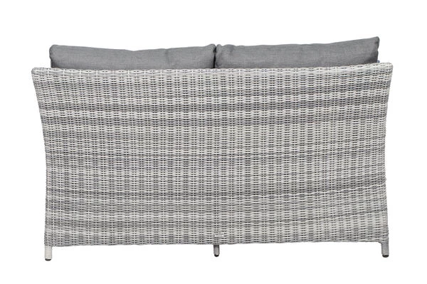 SIENA GARDEN Soria 2-Sitzer Loungesofa, Ice Grey, Alu / Gardino®-Geflecht, 149x87x88 Cm 7 SIENA GARDEN Soria 2-Sitzer Loungesofa, Ice Grey, Alu / Gardino®-Geflecht, 149x87x88 Cm – Bild 5