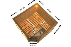 KARIBU Sauna Ystad, Fichtenholz 68 Mm, Eckeinstieg, Ca. 5,3m² -Gartenmöbel Geschäft 5 20247 3.jpg
