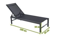 OUTFLEXX Liege, Anthrazit Matt/schwarz, Alu/Textilene, 190x62x34cm, Rückenlehne Verstellbar -Gartenmöbel Geschäft 5 20394.jpg