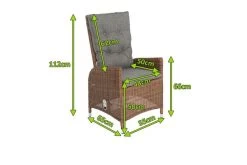 OUTFLEXX 2er Set Dining Sessel, Hellbraun, Polyrattan, 55 X 65 X 112 Cm, Rücken Stufenlos Verstellbar -Gartenmöbel Geschäft 5 20678.jpg