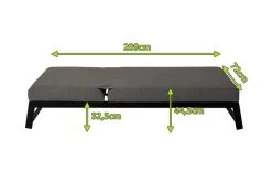 OUTFLEXX Allure Sonnenliege, Sooty, Alu/Sunbrella, 211 X 74 X 44,5 Cm, Verstellbare Kopfstütze 14 OUTFLEXX Allure Sonnenliege, Sooty, Alu/Sunbrella, 211 X 74 X 44,5 Cm, Verstellbare Kopfstütze -Gartenmöbel Geschäft 5 20736.jpg