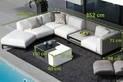 OUTFLEXX Jewel Loungeset, Marble, Alu/Sunbrella, 5-6 Pers., Eingebauter Tisch Mit Keramikplatte -Gartenmöbel Geschäft 5 20808.jpg